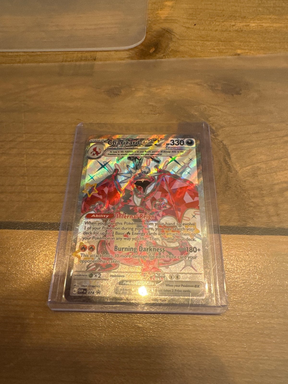 Charizard GX 330 HP Pokémon kaart, Hobby en Vrije tijd, Verzamelkaartspellen | Pokémon, Zo goed als nieuw, Losse kaart, Ophalen of Verzenden