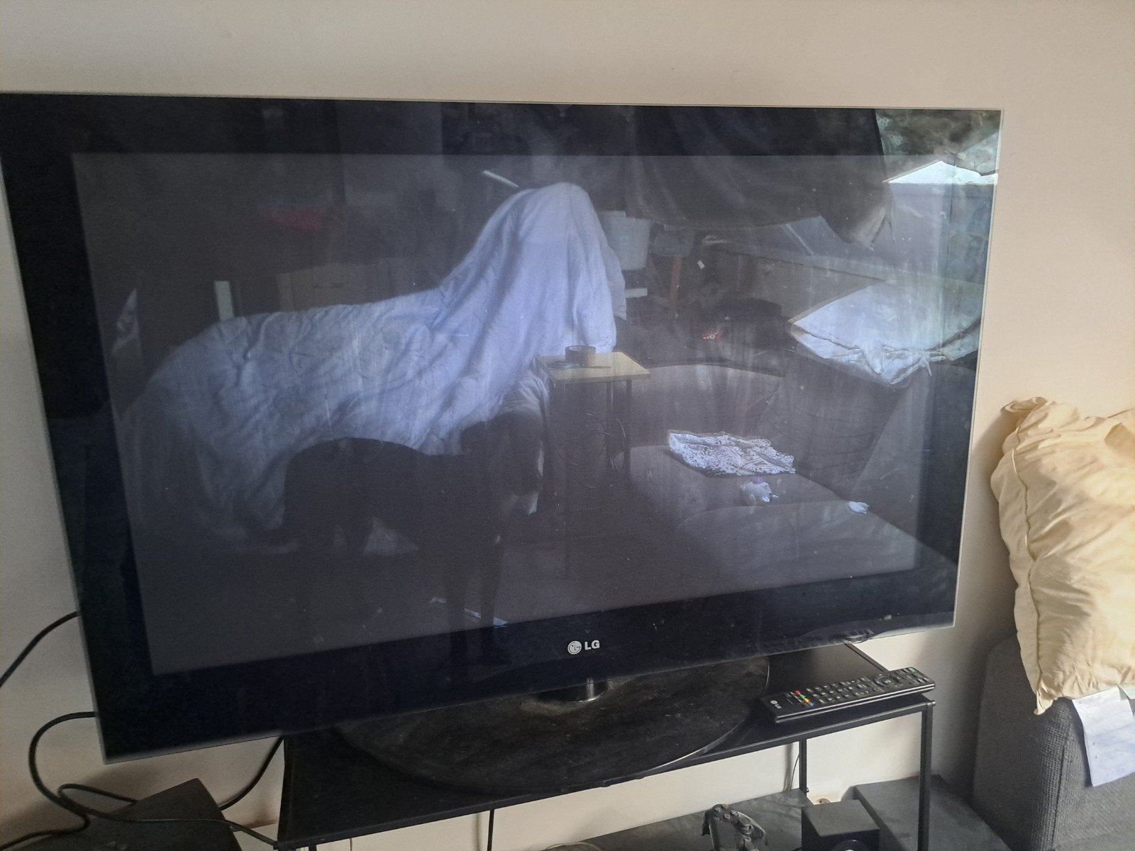 LG 42 inch Plasma TV 42PQ6000 + originele afstandsbediening, Ophalen, Gebruikt, 50 Hz, 100 cm of meer