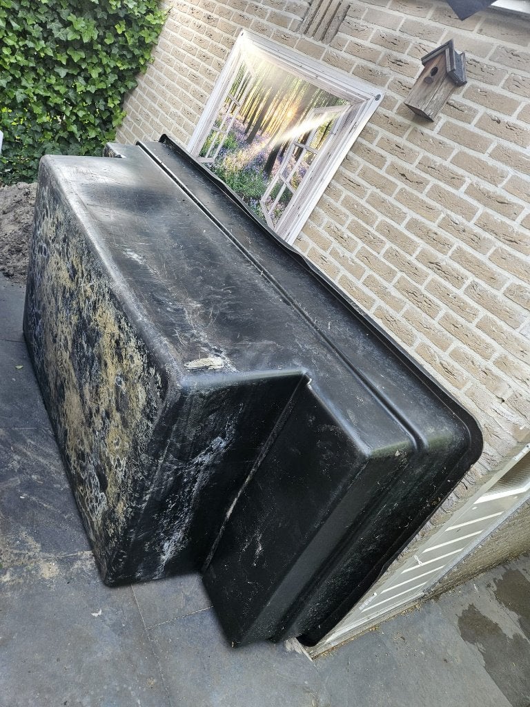 Ubbink Voorgevormde vijver Quadra C2, Tuin en Terras, Vijvers, Ophalen, Gebruikt