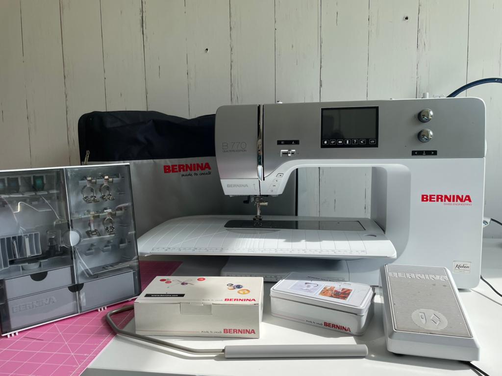 BERNINA 770 QE | Quilter’s Edition | Inclusief BSR, Hobby en Vrije tijd, Naaimachines en Toebehoren, Ophalen, Zo goed als nieuw