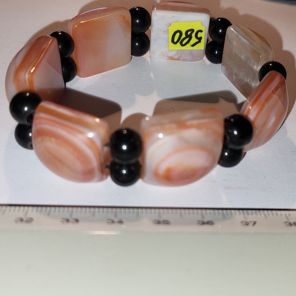 Natuurlijke Carneool Edelsteen Armband tegen Boze oog oorbel, Sieraden, Tassen en Uiterlijk, Edelstenen, Nieuw, Ophalen of Verzenden