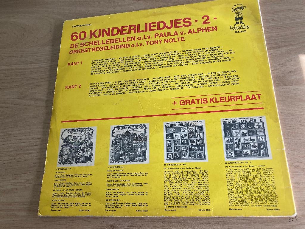 LP 60 kinderliedjes, Cd's en Dvd's, Ophalen of Verzenden, Gebruikt