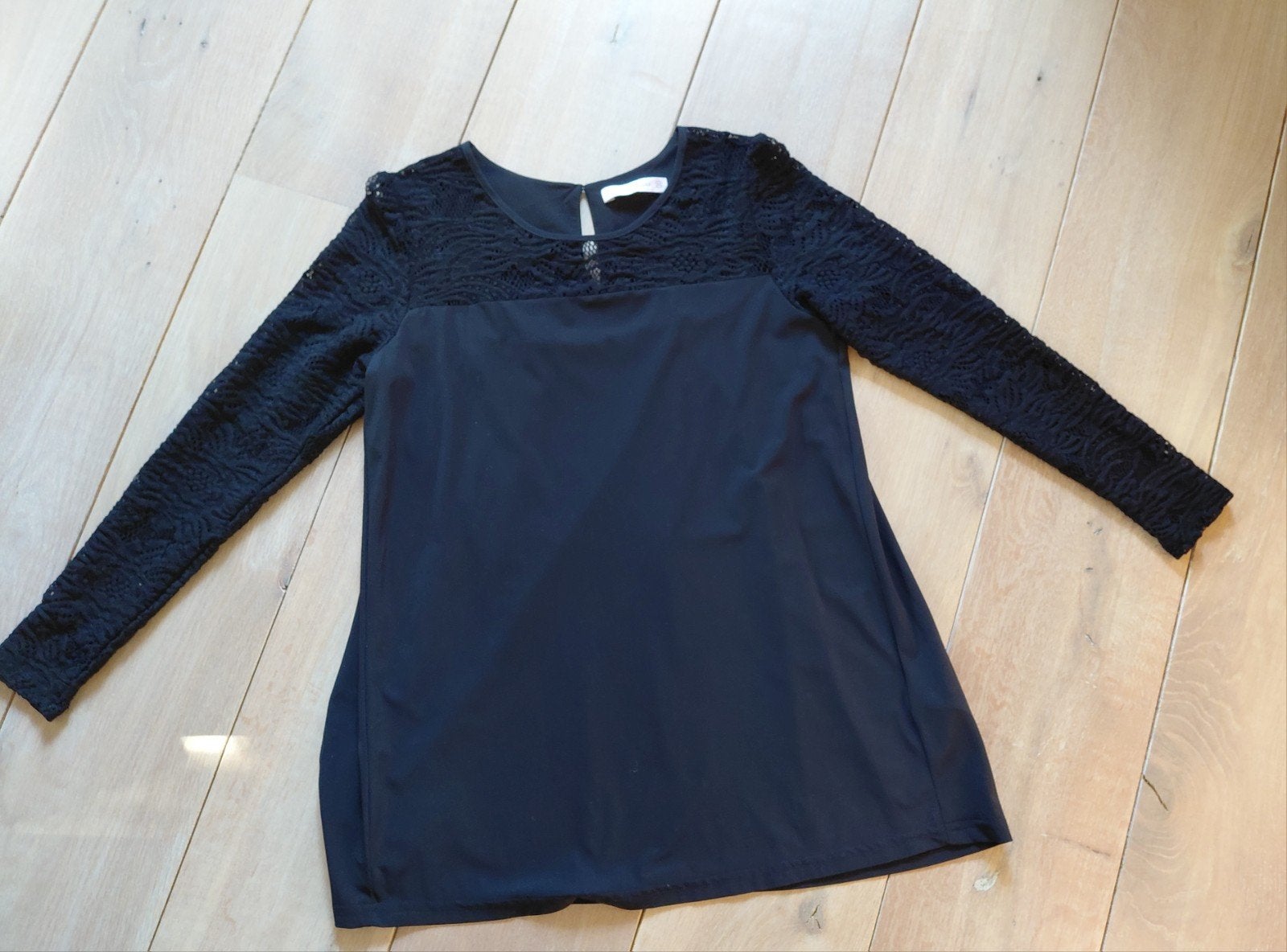 nw zwart STUDIO ANNELOES ds top met lange mouwen mt Xs, Zwart, Nieuw, Ophalen of Verzenden, Lange mouw
