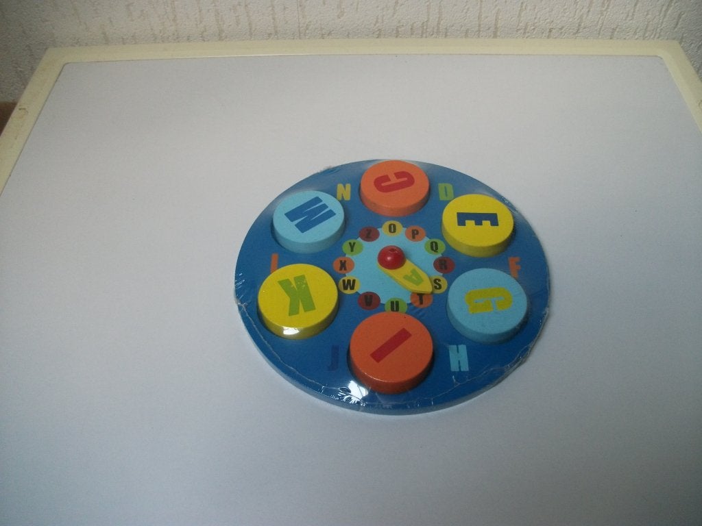 Klokje blauw letters puzzel 6 delig (nieuw), Ophalen of Verzenden, Nieuw