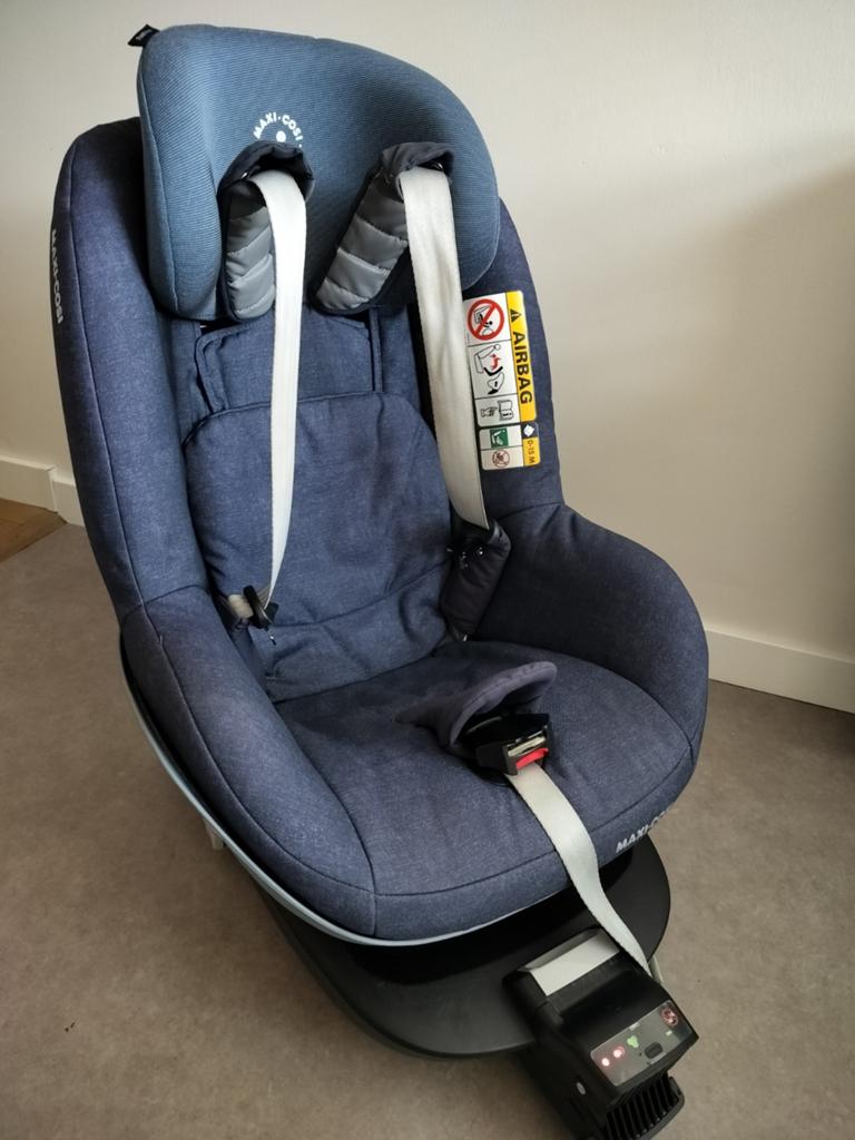 Maxicosi pearl pro i size met familiefix one i size, Ophalen, Gebruikt, 9 t/m 18 kg, Verstelbare rugleuning