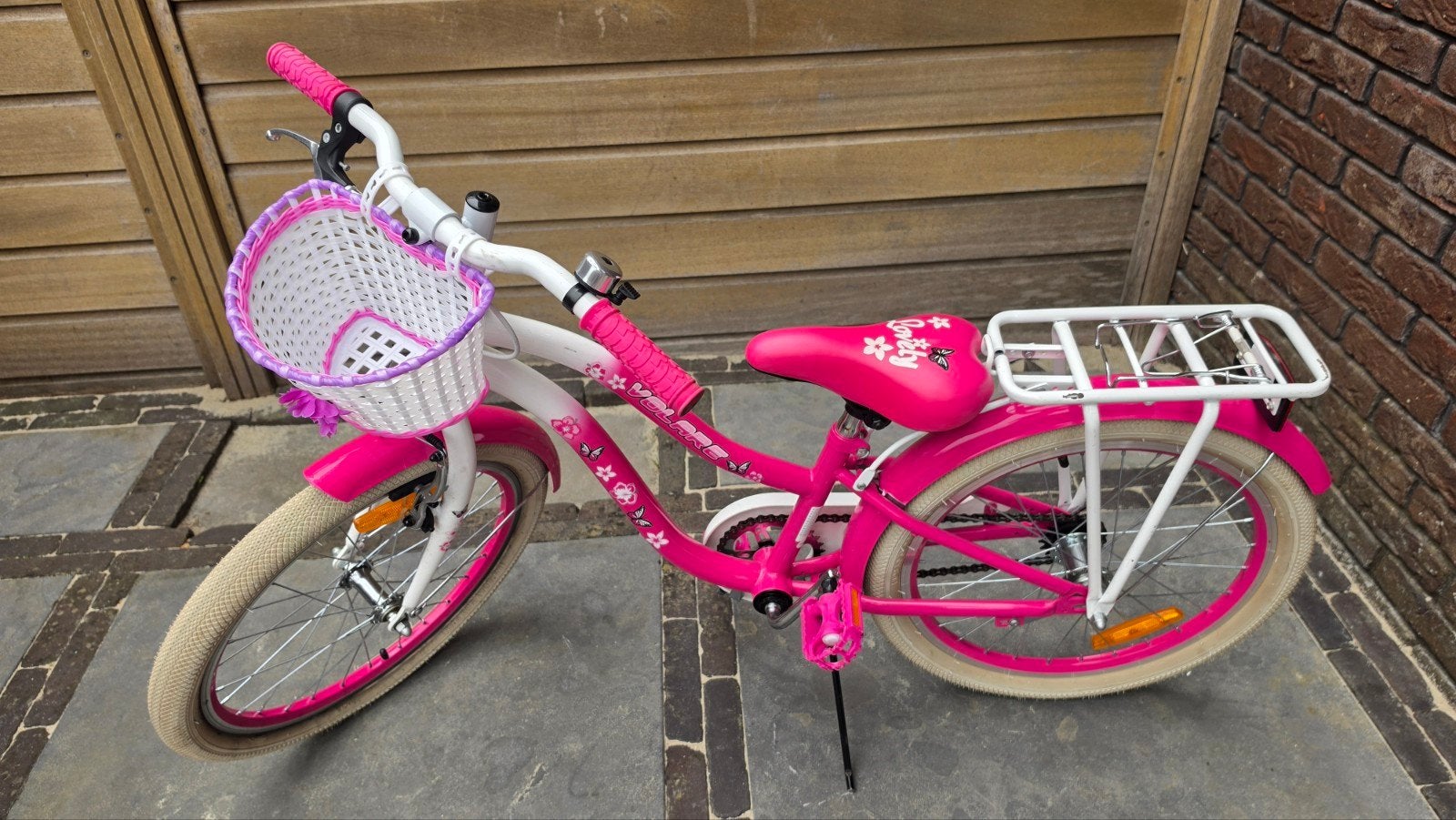 Volare Lovely Kinderfiets - Meisjes - 20 inch - Roze, Fietsen en Brommers, Ophalen, Terugtraprem, Volare, 20 inch
