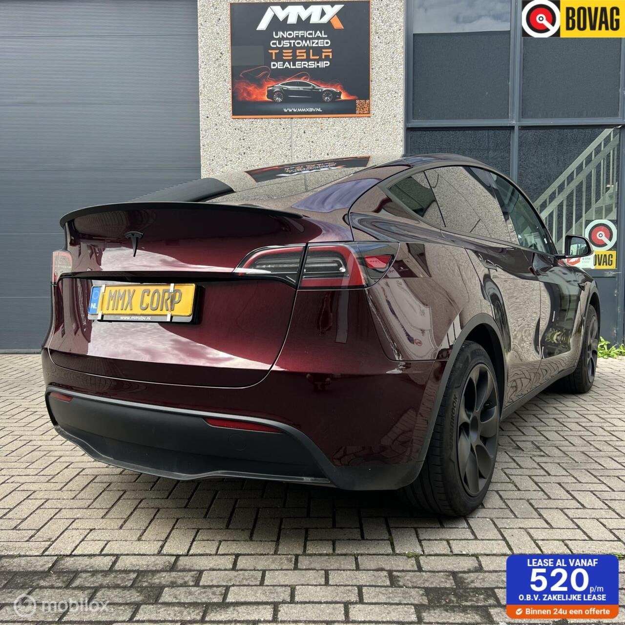 Tesla Model Y Long Range AWD + MMX PACK + IAP +TREKHAAK, Auto's, Automaat, 389 pk, Gebruikt, Zwart