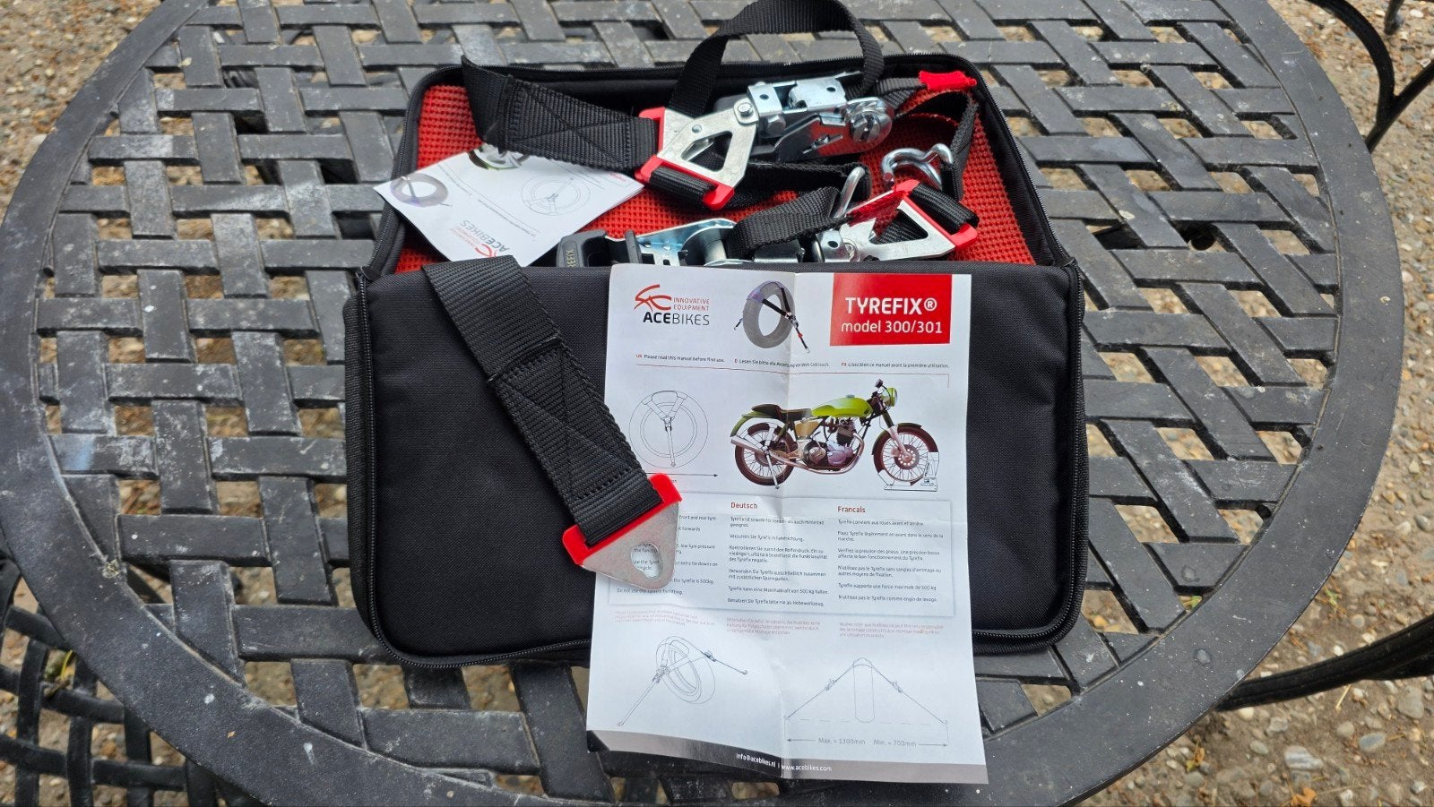 Tyrefix 300/301 spanbandenset voor motor vastzetten, Motoren, Ophalen of Verzenden