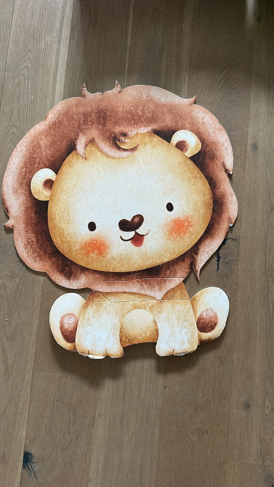 Leuke leeuw decoratie voor kinderkamer of feestje, Ophalen, Gebruikt, Jongen of Meisje