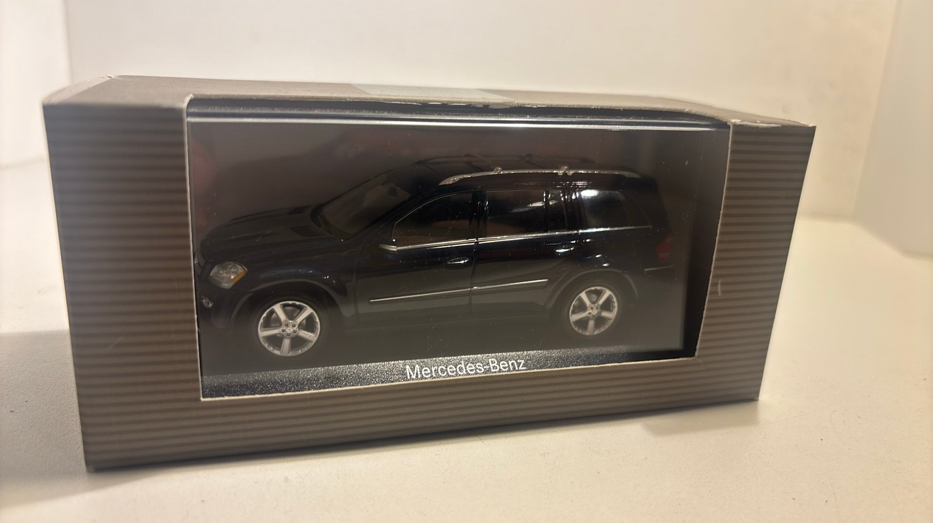 Mercedes benz gl klasse bleu minichamps 1.43, Hobby en Vrije tijd, Auto, Ophalen of Verzenden, MiniChamps, A