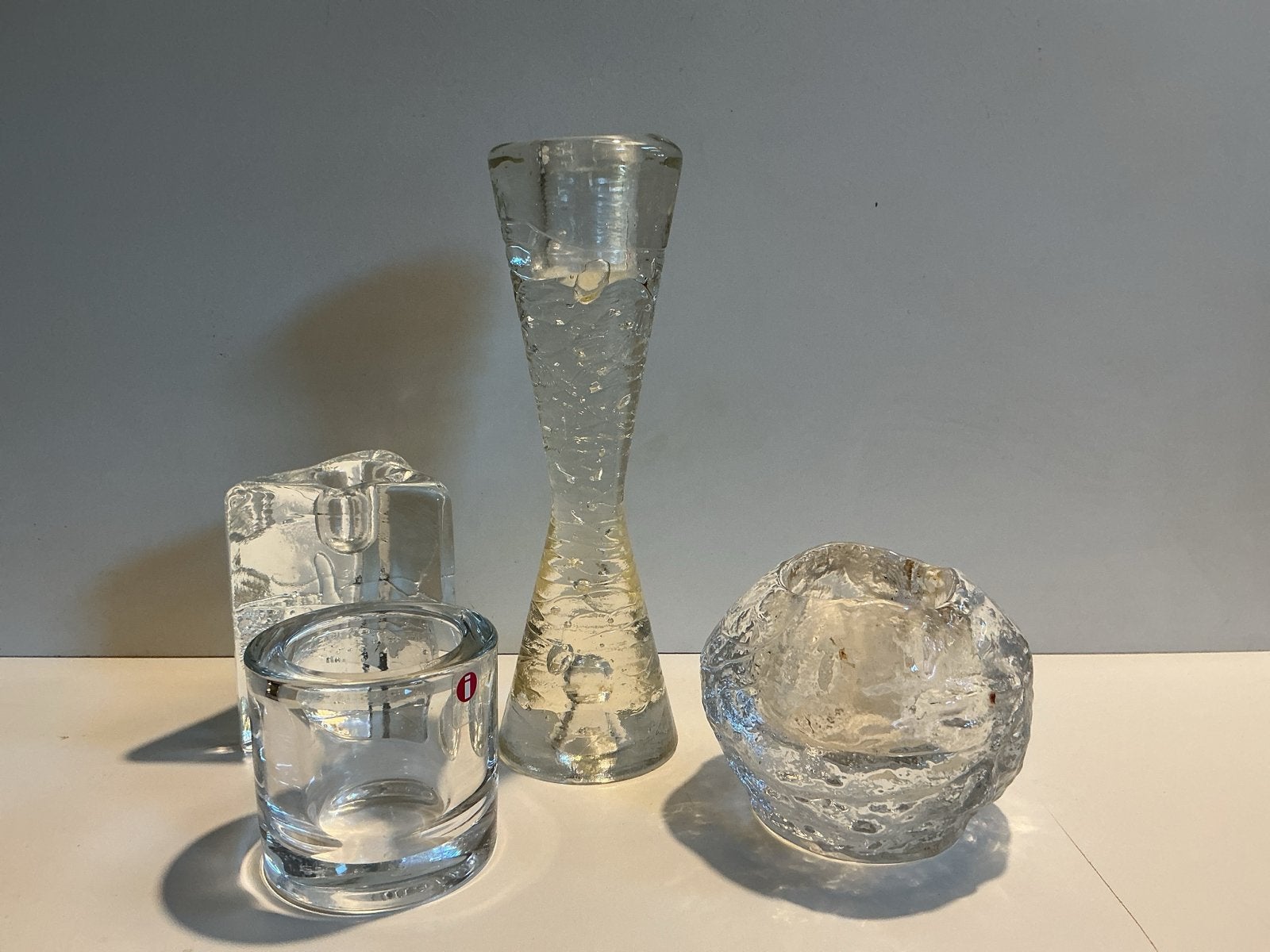 Iittala , marimekko en costaboda  4 glazen kandelaars, Ophalen of Verzenden