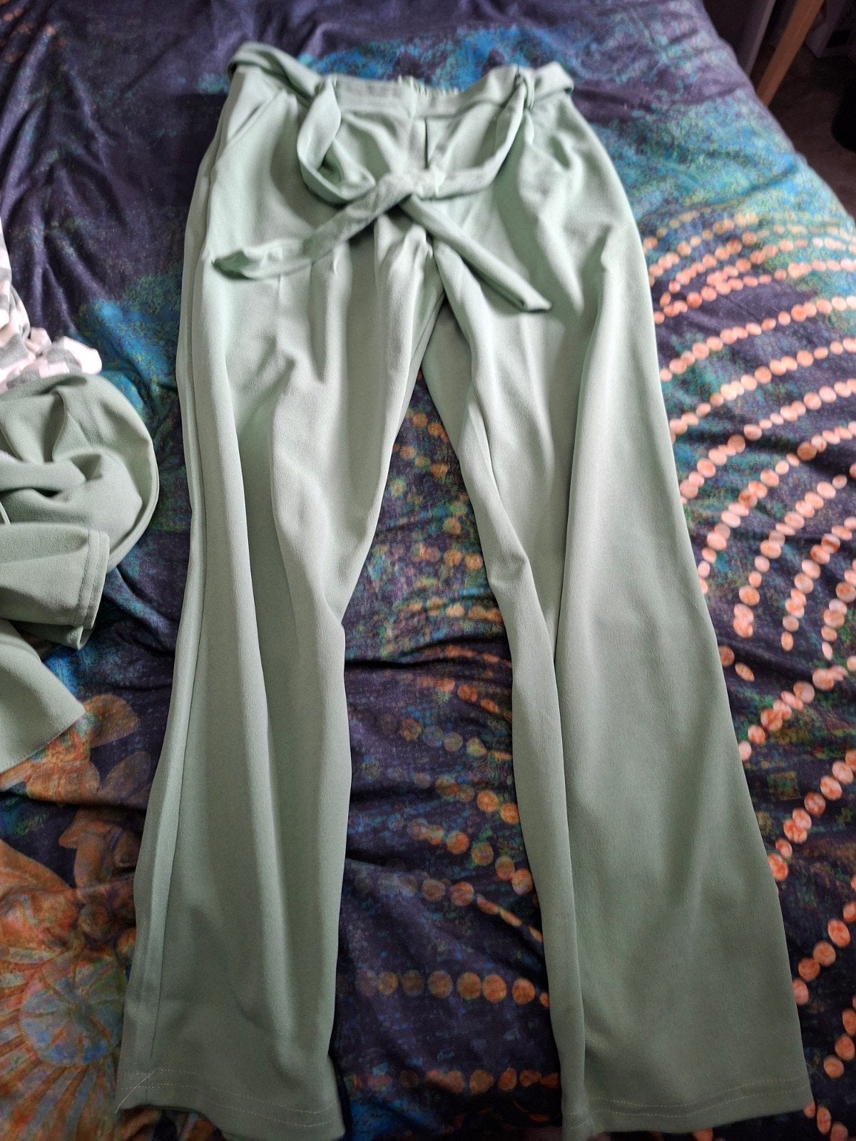 ONLY NOOS gestreepte top en mintgroene broek/blazer set, Maat 38/40 (M), ONLY NOOS, Nieuw, Ophalen of Verzenden