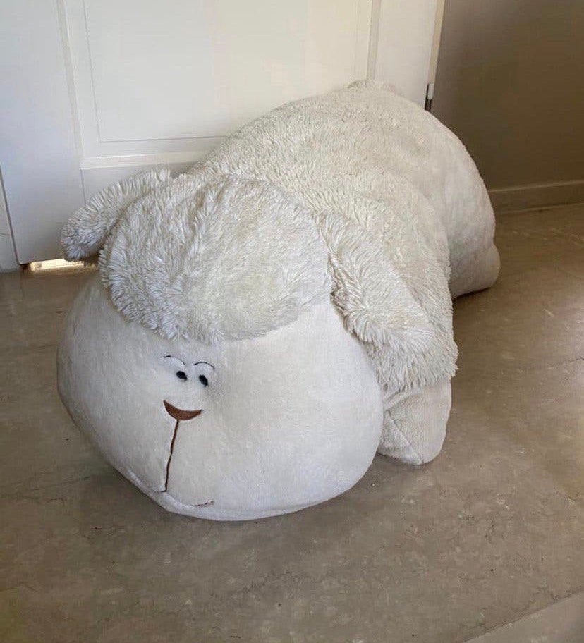 Schaap speelkussen La Galleria Gent 70x70, Kinderen en Baby's, Speelgoed | Knuffels en Pluche, Gebruikt, Overige merken, Overige karakters
