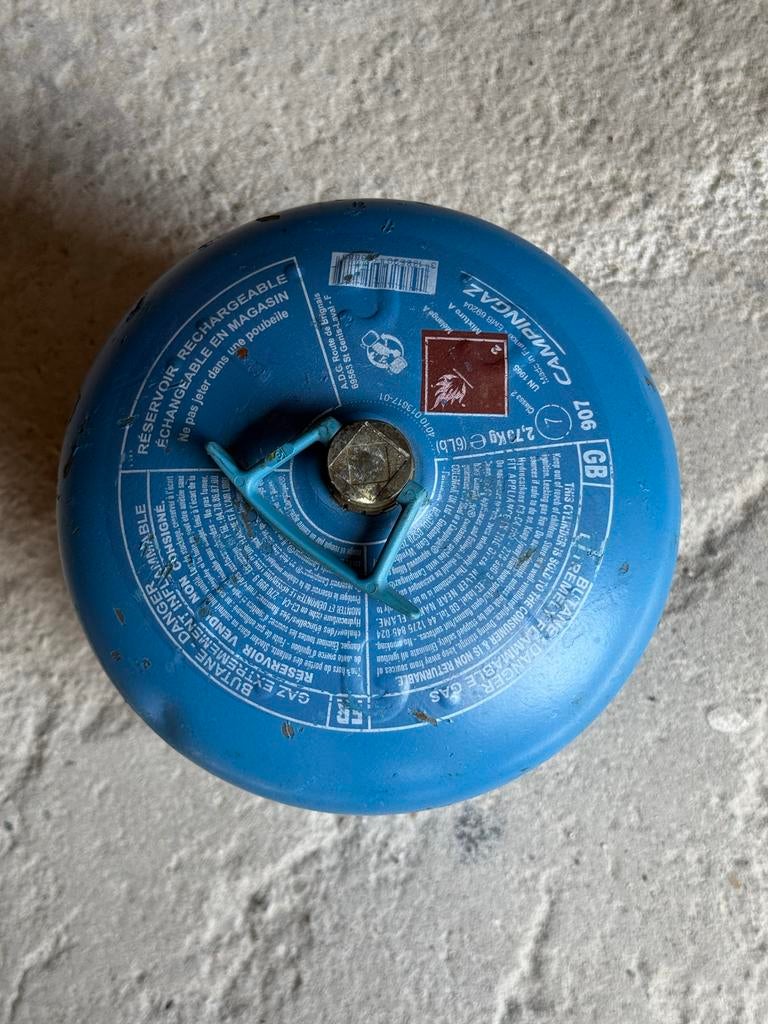 Campingaz 907 gasfles - 2,75 kg (leeg), Ophalen, Gebruikt