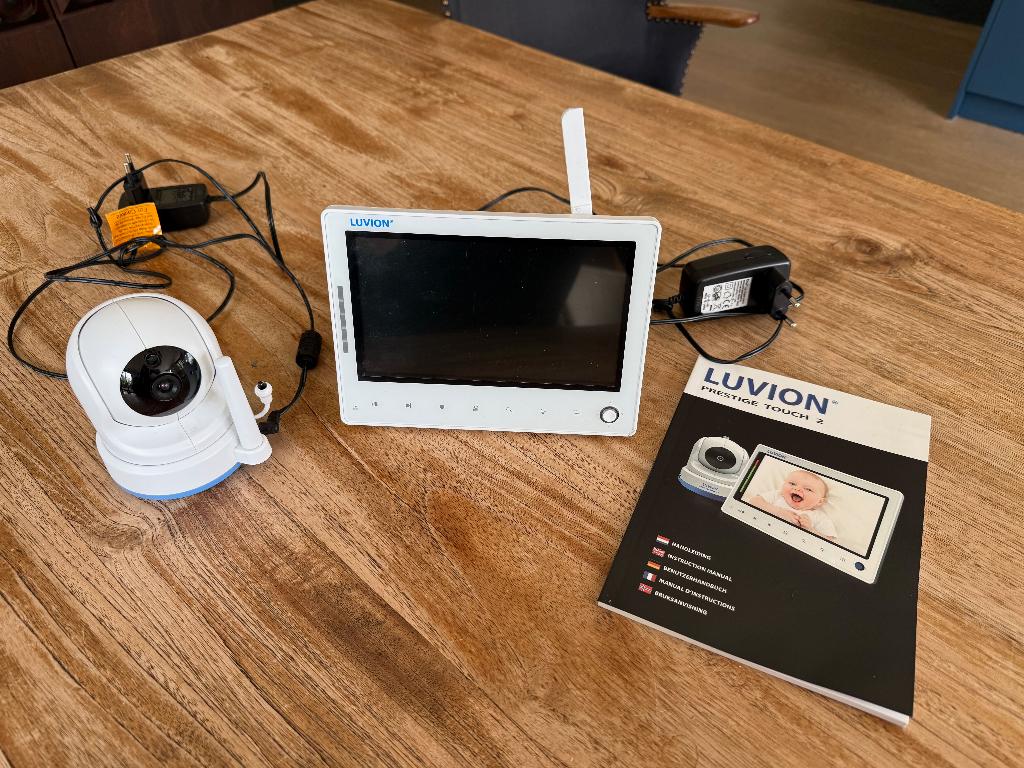 Luvion Prestige Touch 2 Babyfoon, Kinderen en Baby's, Babyfoons, Ophalen, Gebruikt, Minder dan 100 meter, Camera