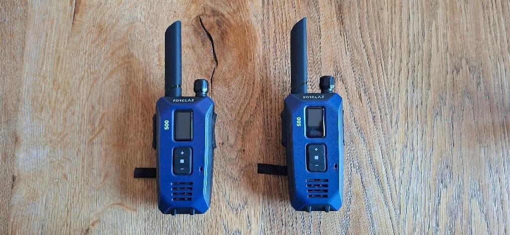 Walkietalkies WT 500 USB Oplaadbaar 10 km (3 maand oud), 5 tot 15 km, Ophalen of Verzenden, Zo goed als nieuw, Portofoon of Walkie-talkie