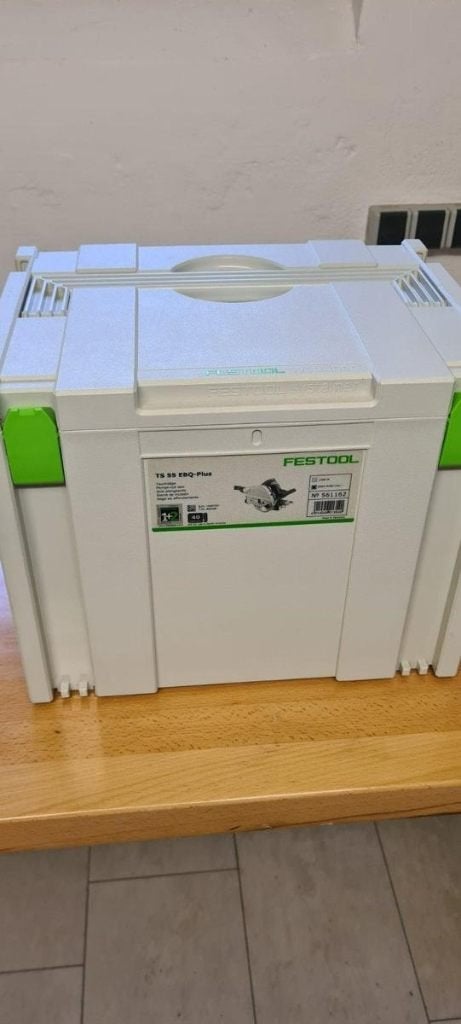 Festool Invalzaag TS 55 FEBQ-Plus, Ophalen, Nieuw, Afkortzaag, 30 tot 70 mm