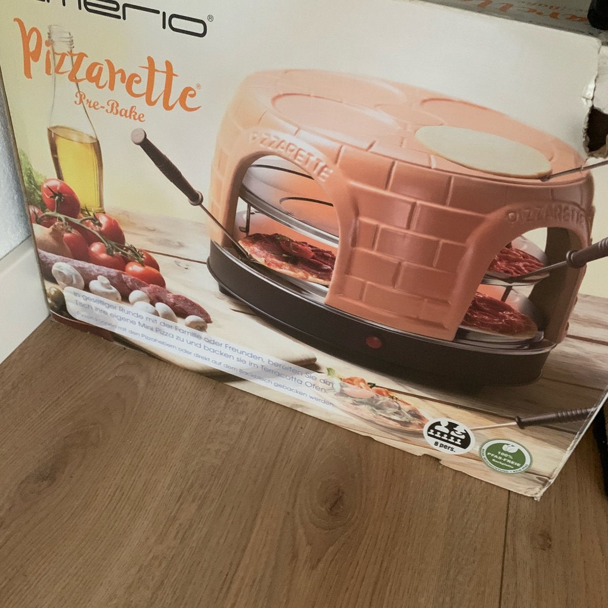 Pizzarette 8p. - Te huur, Ophalen, Zo goed als nieuw, 4 t/m 7 personen