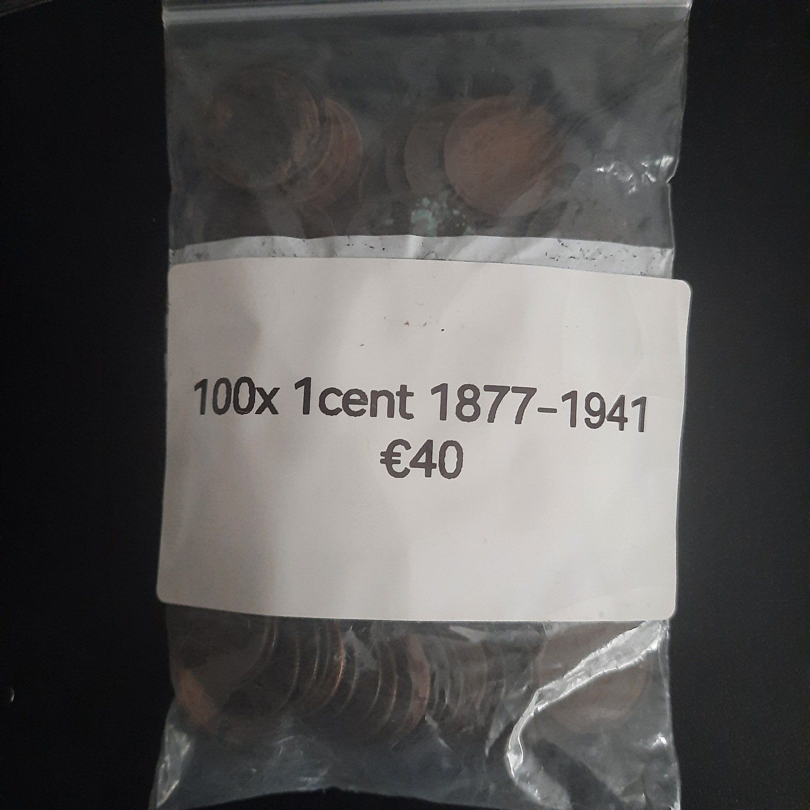 100x leeuwen cent 1877-1941, Ophalen of Verzenden, Koningin Wilhelmina