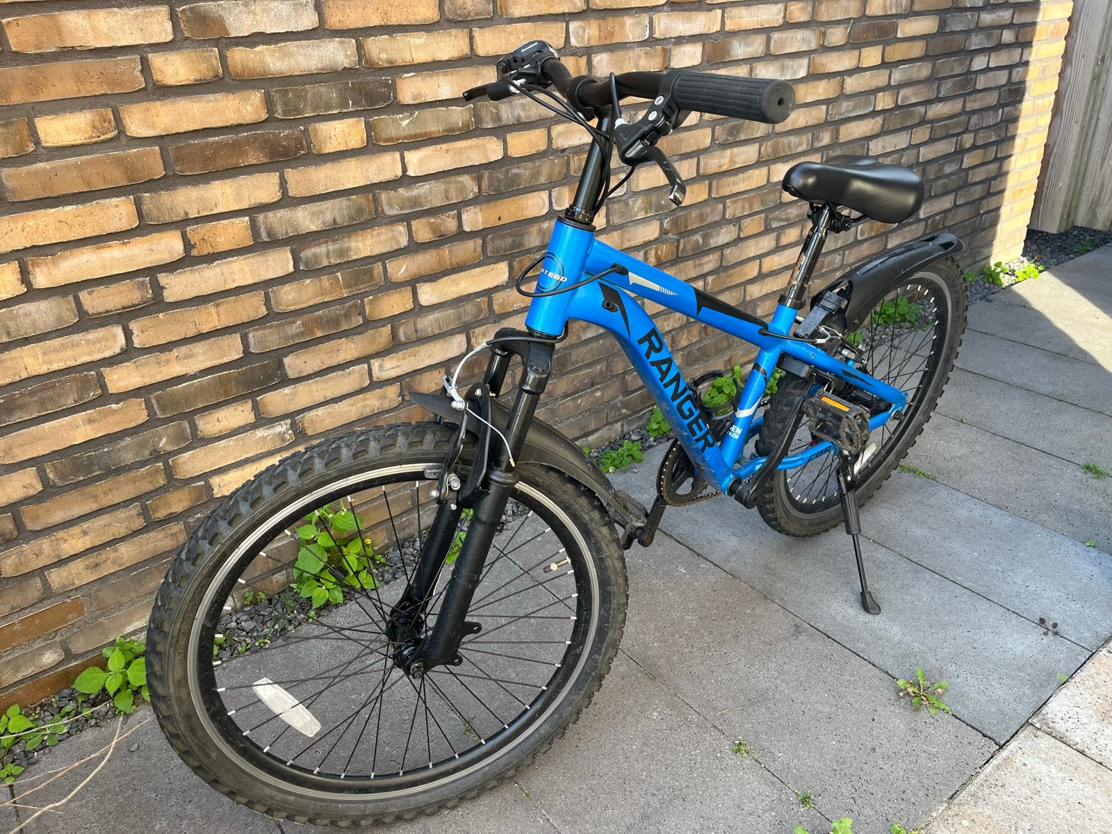 Blauwe Ranger kinder mountenbike, Overige merken, Gebruikt, Velgrem, Versnellingen