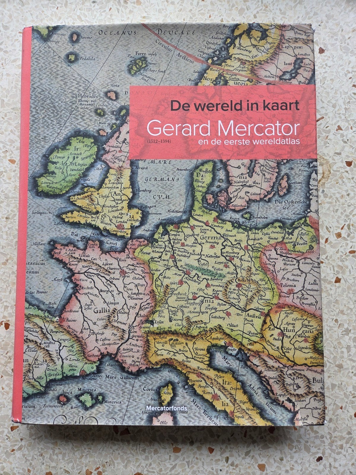 de wereld in kaart/mercator, Verzenden, Zo goed als nieuw, Mercator, Europa
