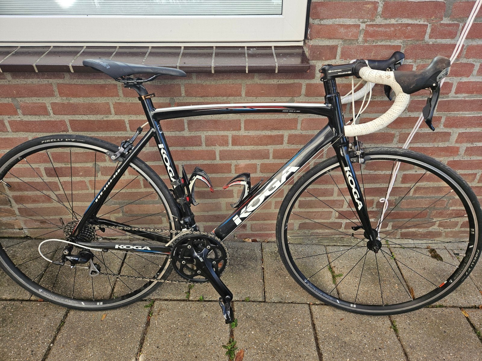 Koga Racefiets - Frame 56cm, Shimano 105, Aluminium, Ophalen, Gebruikt, Velgrem, Aluminium