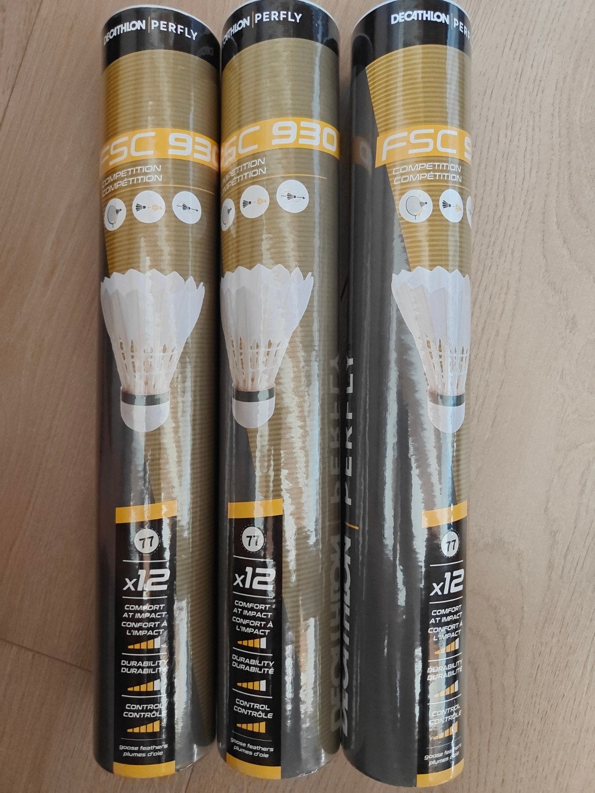 Ongeopende Perfly FSC 930 badminton shuttlecocks, Ophalen of Verzenden, Nieuw, Racket(s)