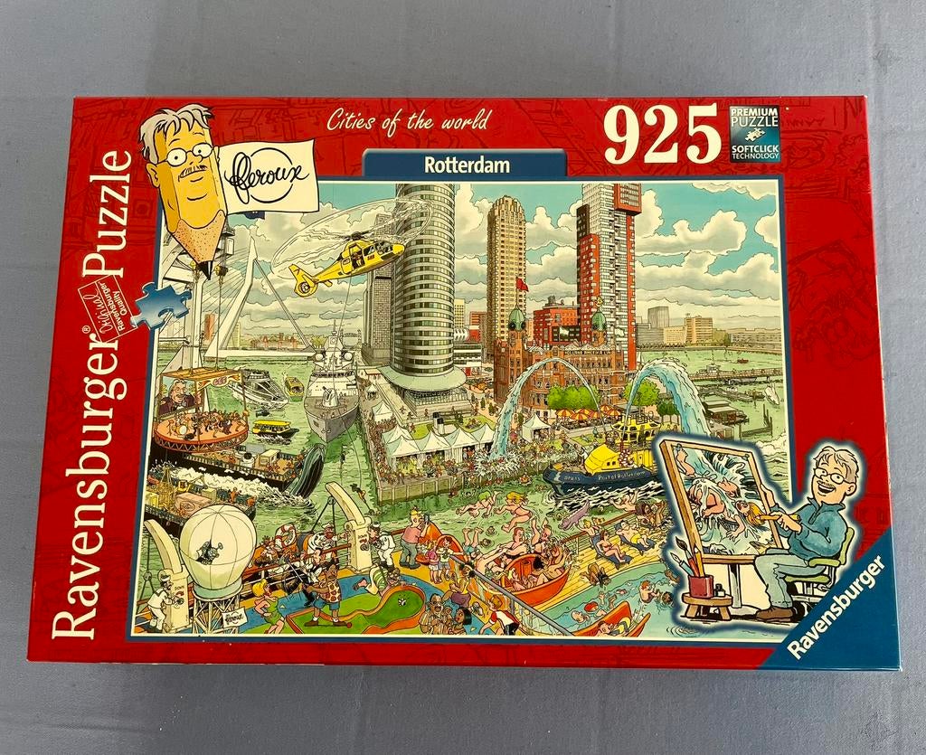 Ravensburger Cities of the World- Rotterdam, Ophalen of Verzenden, 500 t/m 1500 stukjes, Zo goed als nieuw