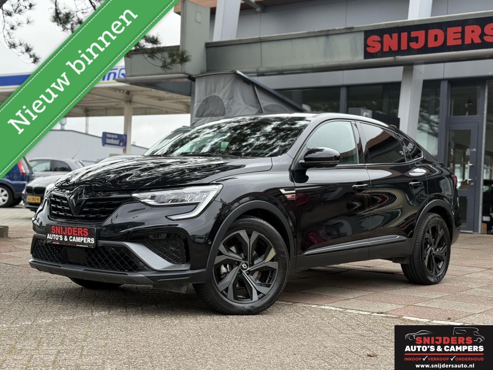 Renault Arkana 1.6 E-Tech full hybrid 145 techno,carplay, Auto's, Arkana, Gebruikt, Zwart, Zwart