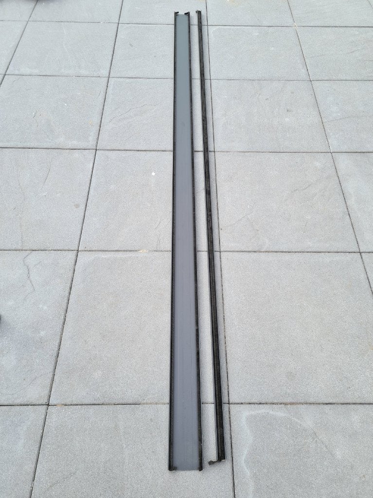 ForaVida glasopvang u-profiel / staander voor schuifwand, Tuin en Terras, Ophalen, Nieuw, Veranda