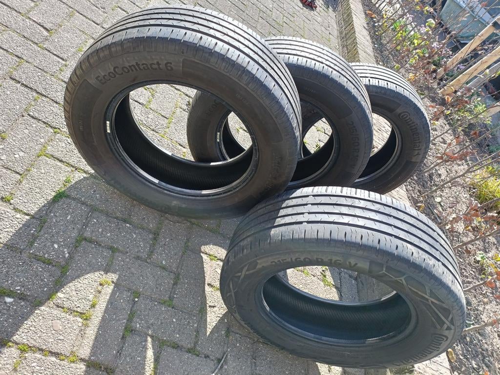 Continental EcoContact 6 Zomerbanden 215/60 R16 V, Auto diversen, Ophalen, Gebruikt