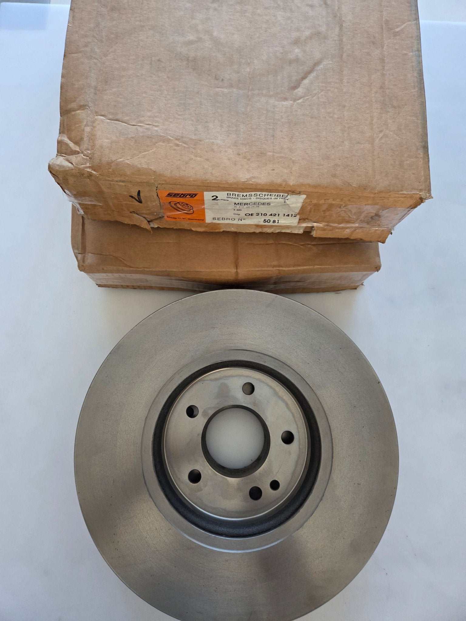 Set Sebro Remschijven Mercedes E-Klasse W210 S210, Sebro, -, Nieuw, Ophalen of Verzenden