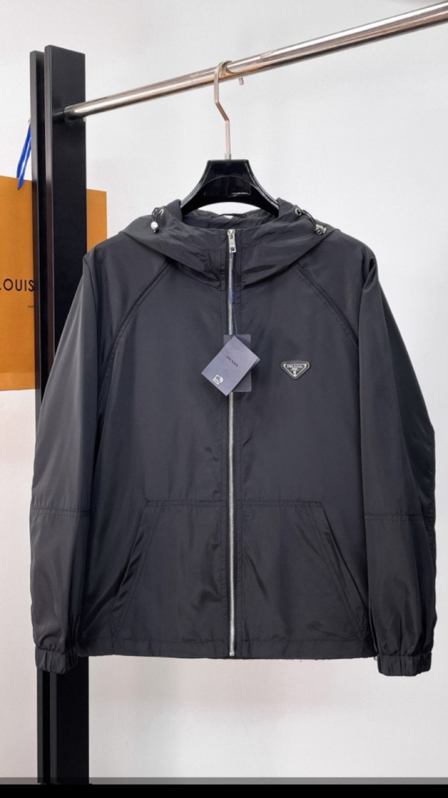 Prada jas maat M, Kleding | Heren, Ophalen, Zo goed als nieuw, Zwart
