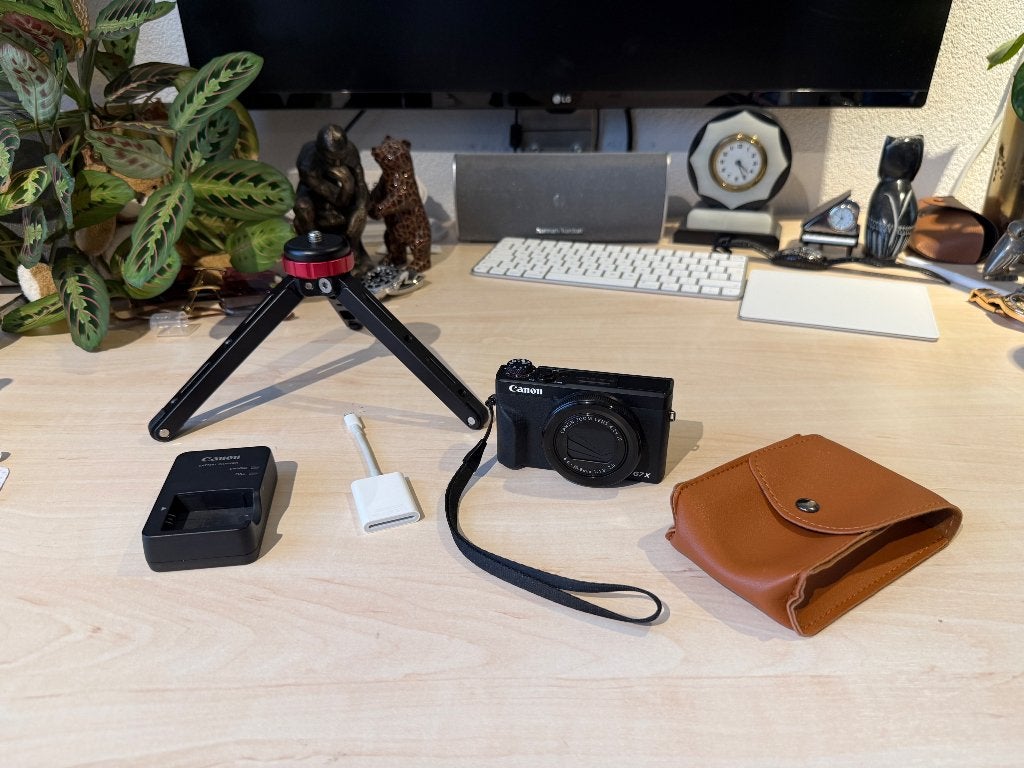 Canon powershot G7X Mark III + extra’s, Audio, Tv en Foto, Fotocamera's Digitaal, Ophalen of Verzenden, Zo goed als nieuw, Canon
