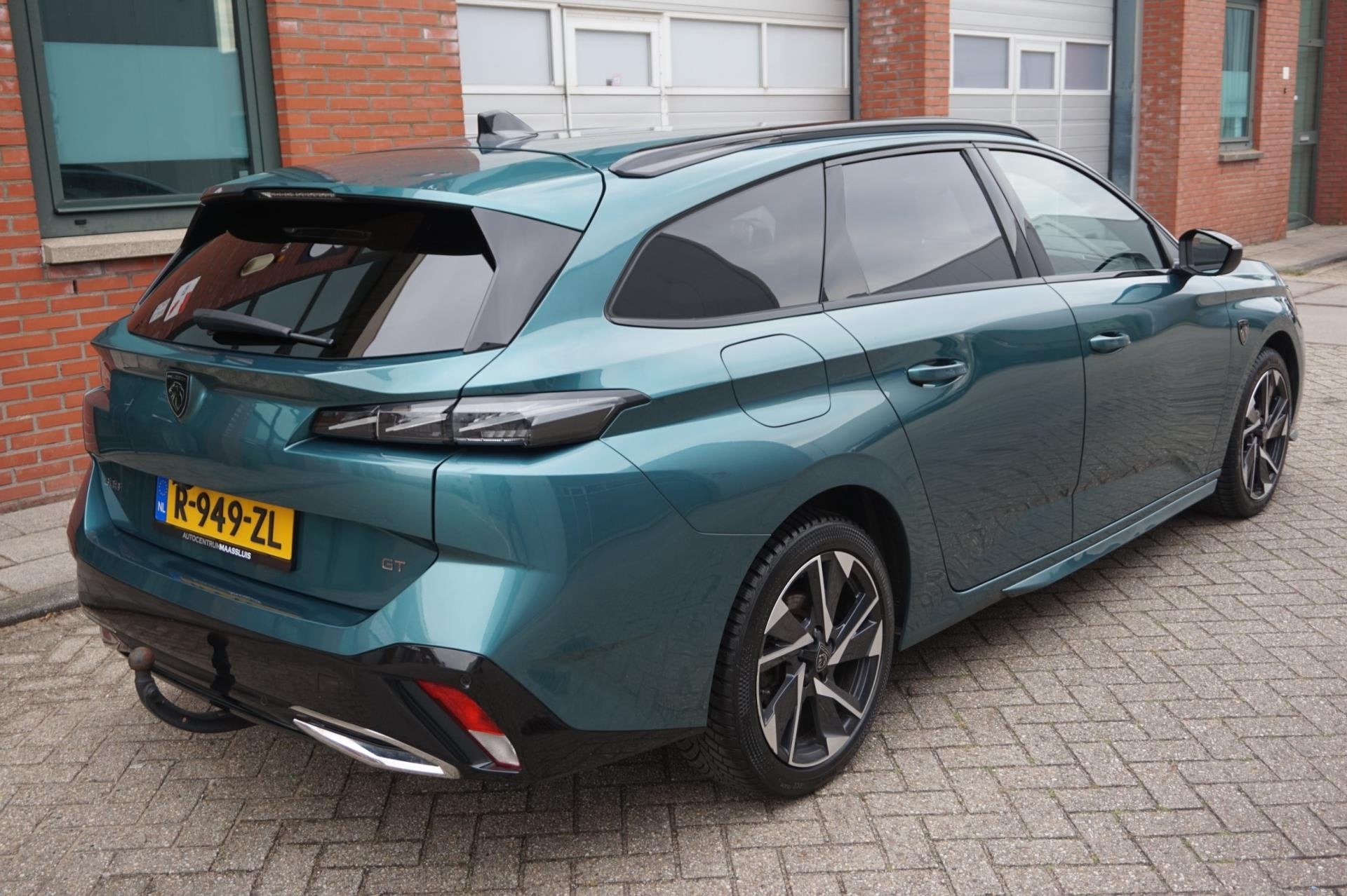 Peugeot 308 SW 1.2 PureTech GT Pack Business Massage, Memory, Auto's, Gebruikt, 1199 cc, Blauw, Leder en Stof