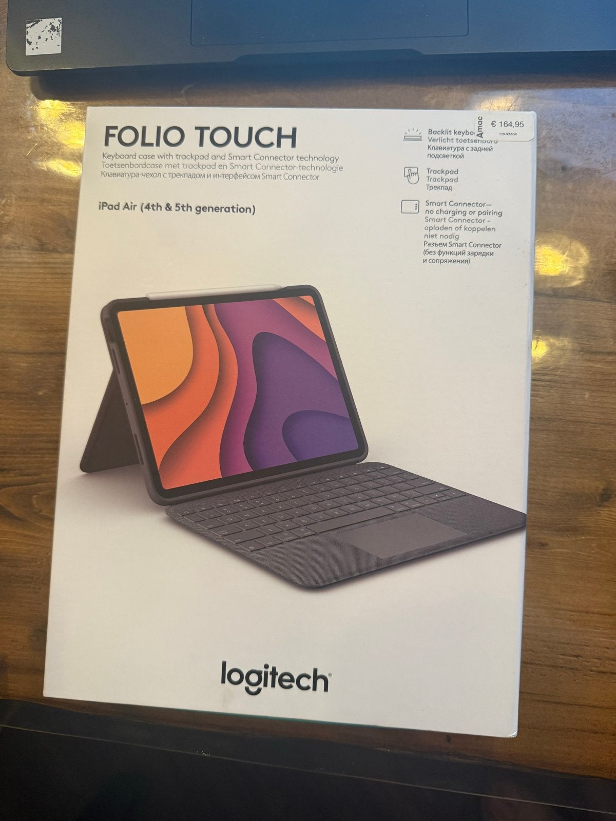 Logitech Folio Touch Keyboard Case voor iPad Air (4e/5e gen), Apple iPad Air, 11 inch, Ophalen of Verzenden, Zo goed als nieuw
