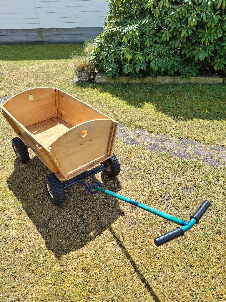 Te koop houten bolderkar bolderwagen, Caravans en Kamperen, Ophalen, Gebruikt