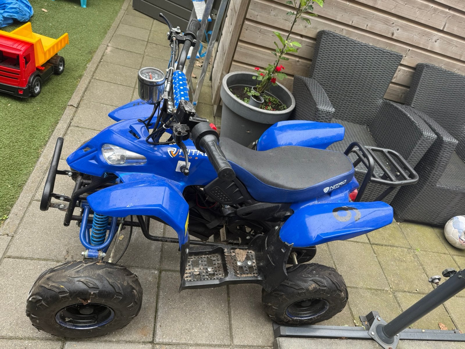 Elektrische Quad, Ophalen