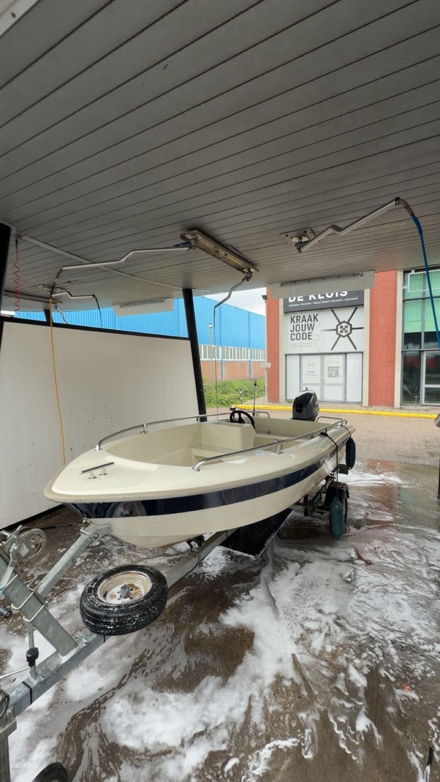 Yamarin 415 Big Fish met 25pk Yamaha 4-takt motor, Watersport en Boten, Motorboten en Motorjachten, Overige merken, Gebruikt, Buitenboordmotor