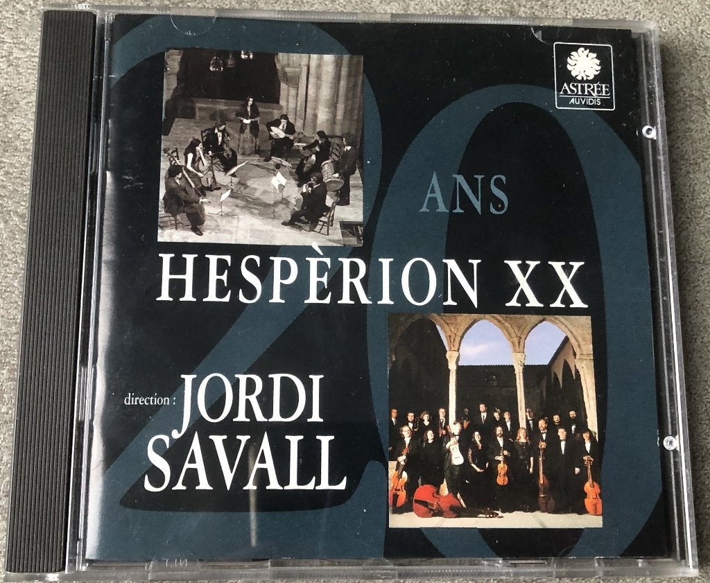 JORDI SAVALL - HESPERION XX - CD, Cd's en Dvd's, Ophalen of Verzenden, Zo goed als nieuw