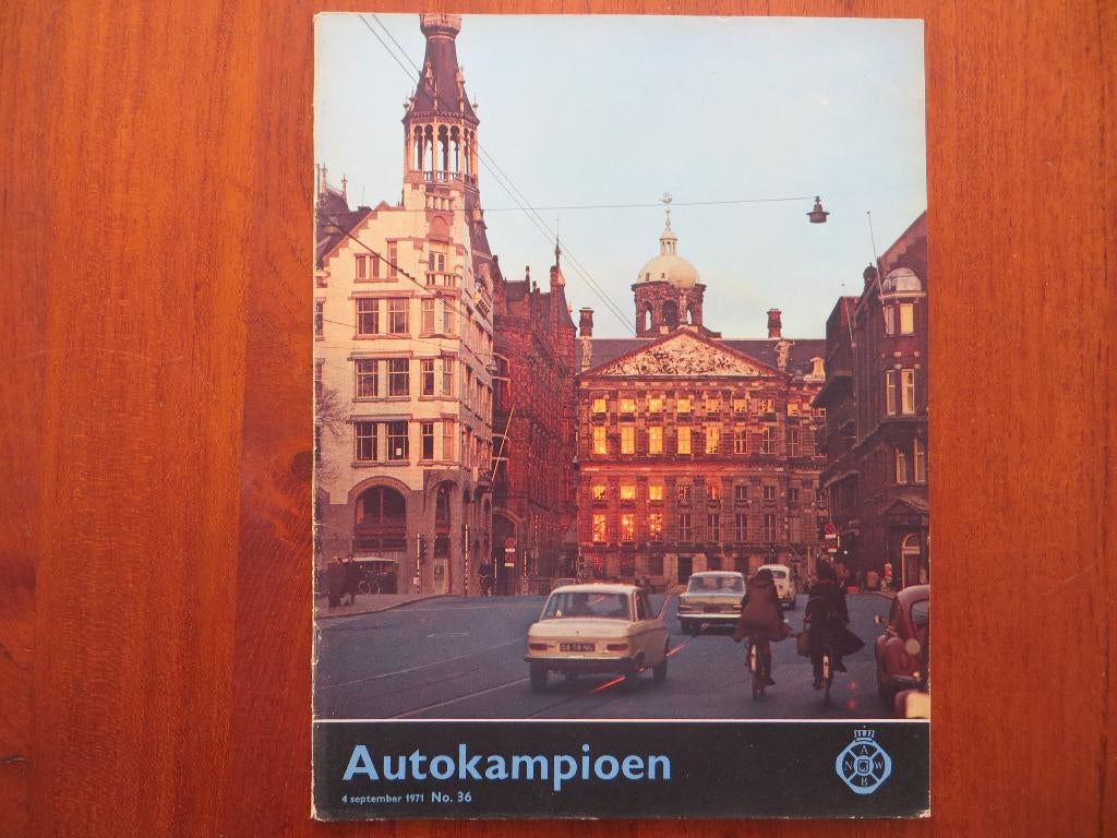 Autokampioen 36 1971 Audi 100 Coupé S (test), Renault 1972, Ophalen of Verzenden, Nieuw, Audi