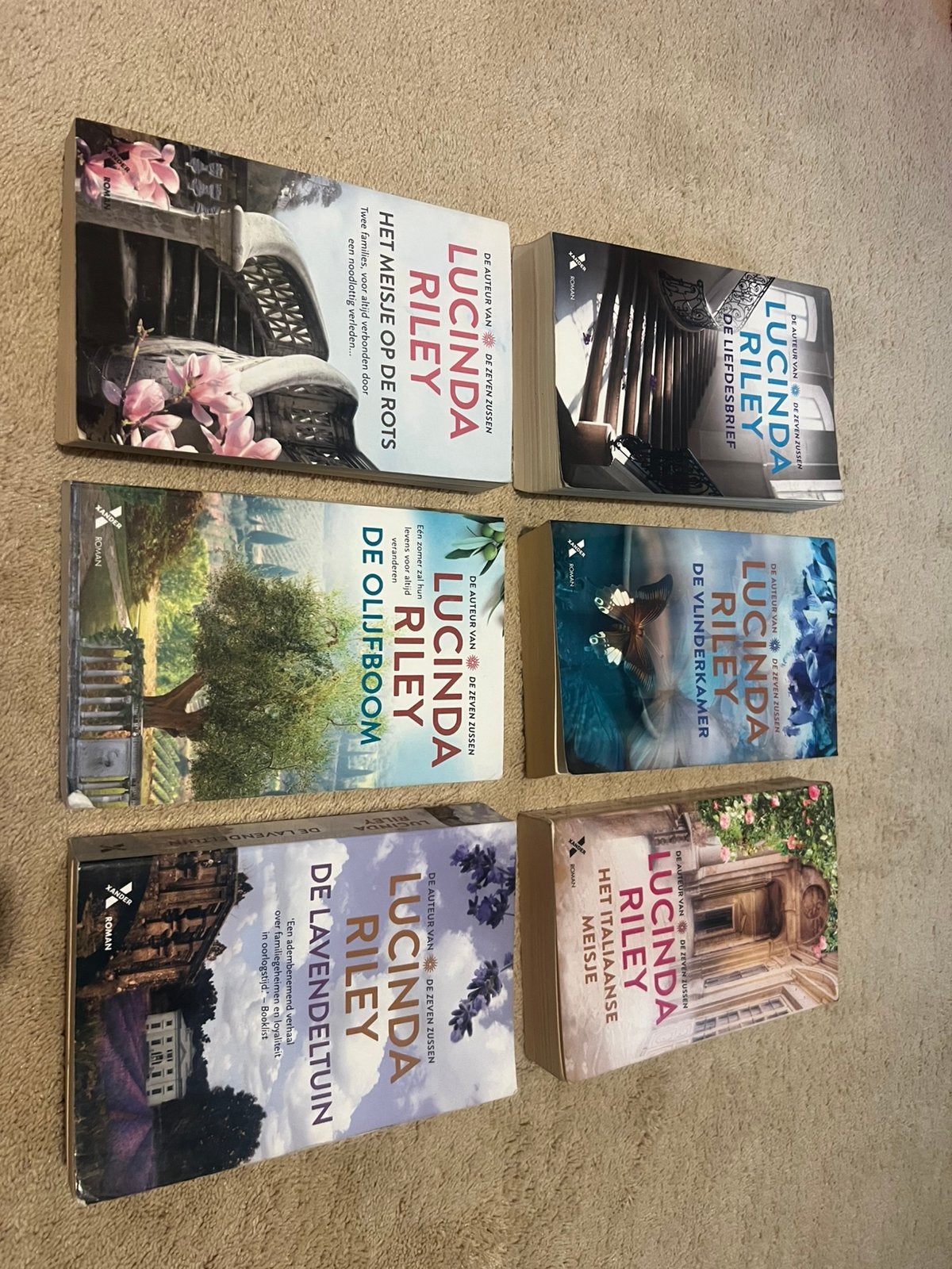 Lucinda Riley 6 boeken, Boeken, Ophalen, Zo goed als nieuw