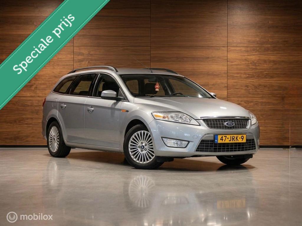 Ford Mondeo Wagon 2.0-16V Titanium FlexiFuel, Auto's, 145 pk, Parkeersensor, Gebruikt, Zwart