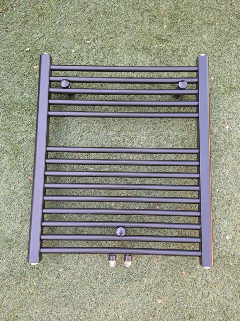 Zwarte design radiator 60x70 cm, Ophalen, 30 tot 80 cm, Radiator, 60 tot 150 cm