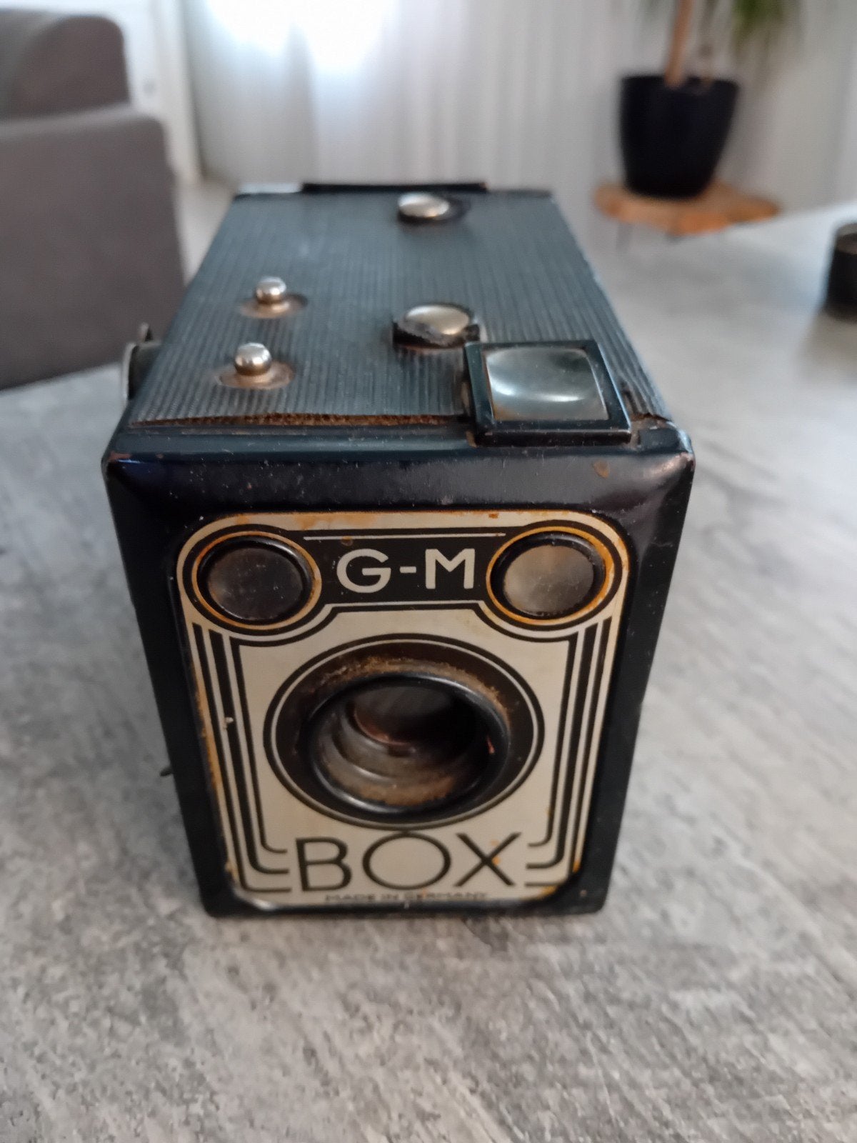 Vintage G-M Box camera - Made in Germany, Ophalen of Verzenden, Gebruikt, Compact, Overige Merken