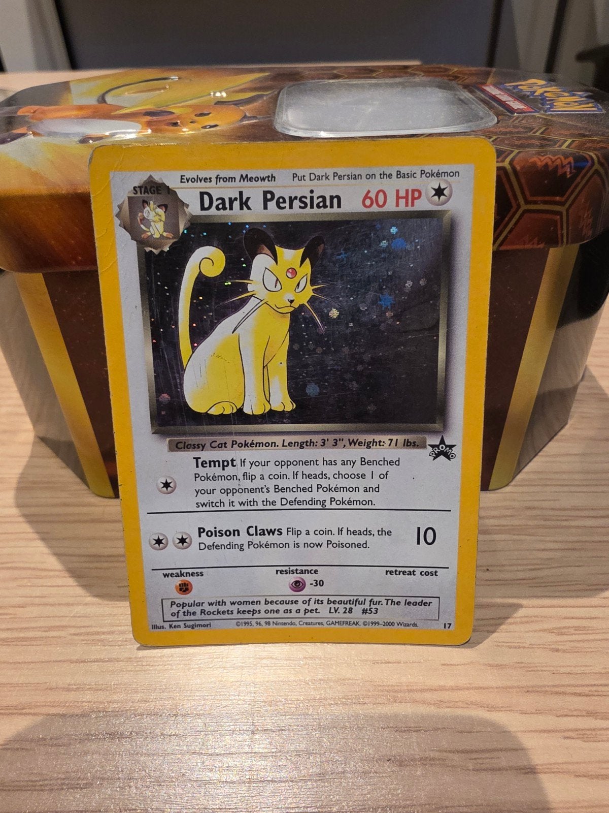 Pokémon Kaart: Dark Persian (60 HP), Ophalen of Verzenden