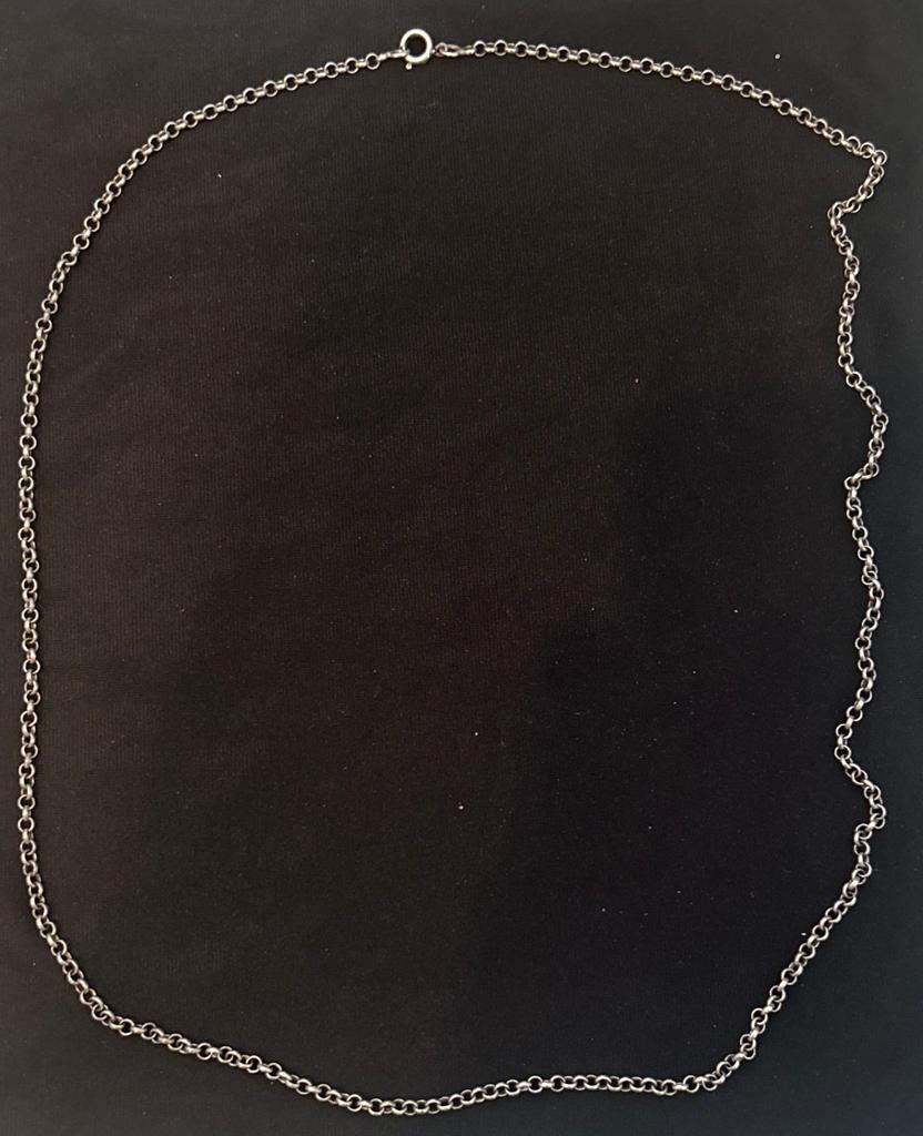 Zilveren ketting, Verzenden, Gebruikt, Zilver