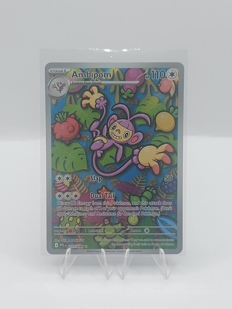 Ambipom #107 (Phantasmal Flames) - near mint, Ophalen of Verzenden, Zo goed als nieuw, Losse kaart, Foil