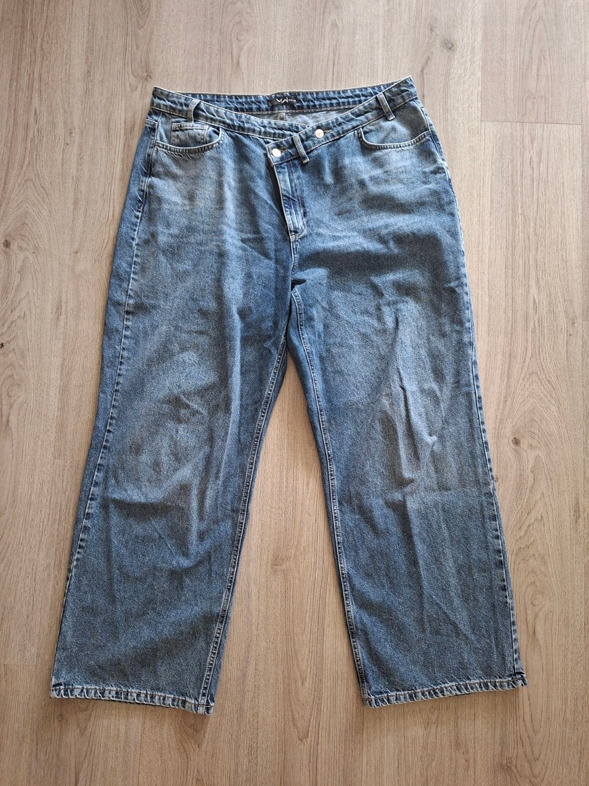most wanted crossover wilde leg xxxl|32, Blauw, Overige jeansmaten, Ophalen of Verzenden, Zo goed als nieuw
