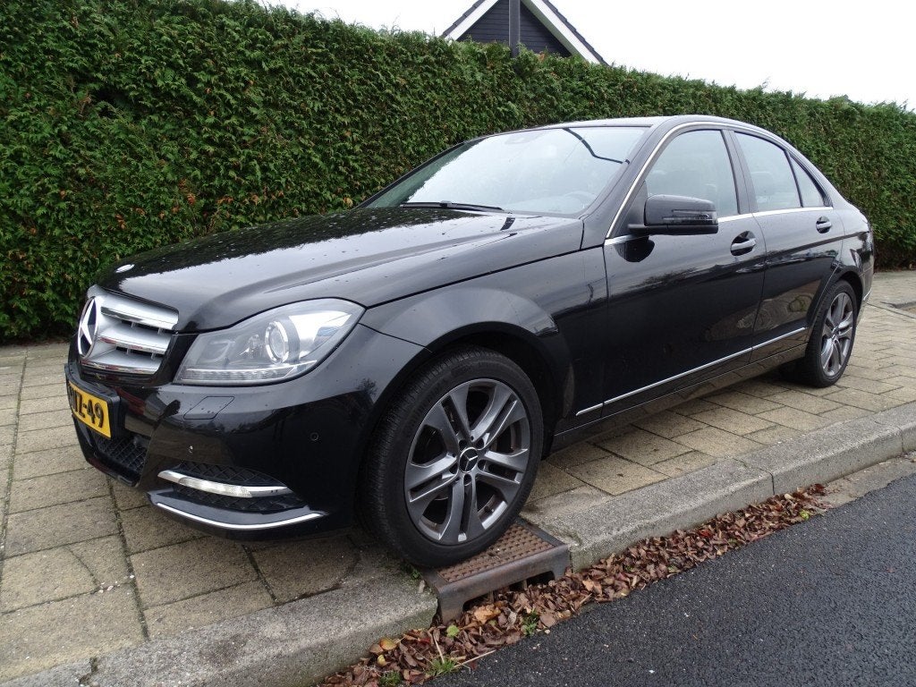 Mercedes-benz C-KLASSE 180 AMB. AVANTGARDE-Navi-Blth-Cruise-, Achterwielaandrijving, 4 cilinders, Zwart, Handgeschakeld